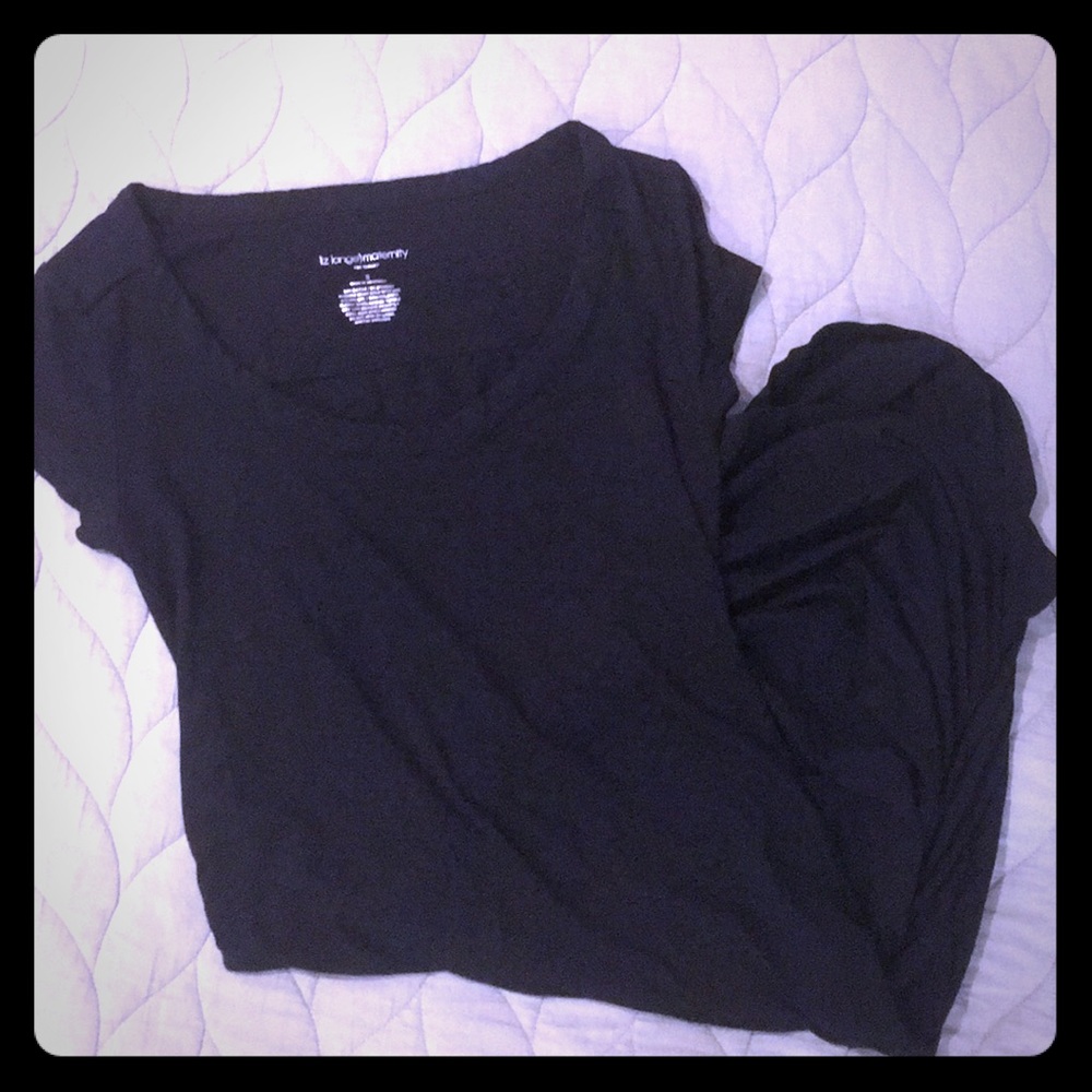 Liz Lange Maternity Black Dress - Size Small